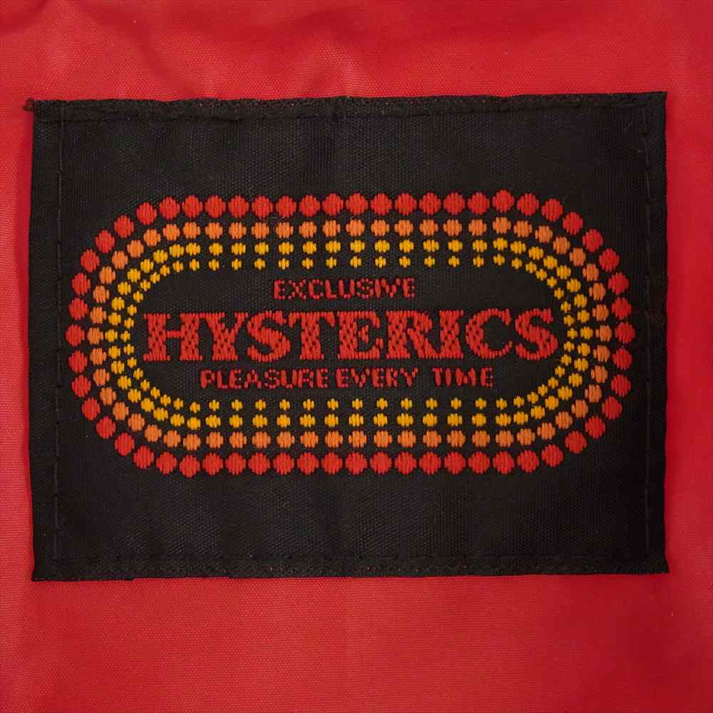 HYSTERIC GLAMOUR ヒステリックグラマー 2AB-6320 PRIMALOFT 中綿 プリマロフト ワッペン付 中綿 ジャケット レッド レッド系 FREE【中古】