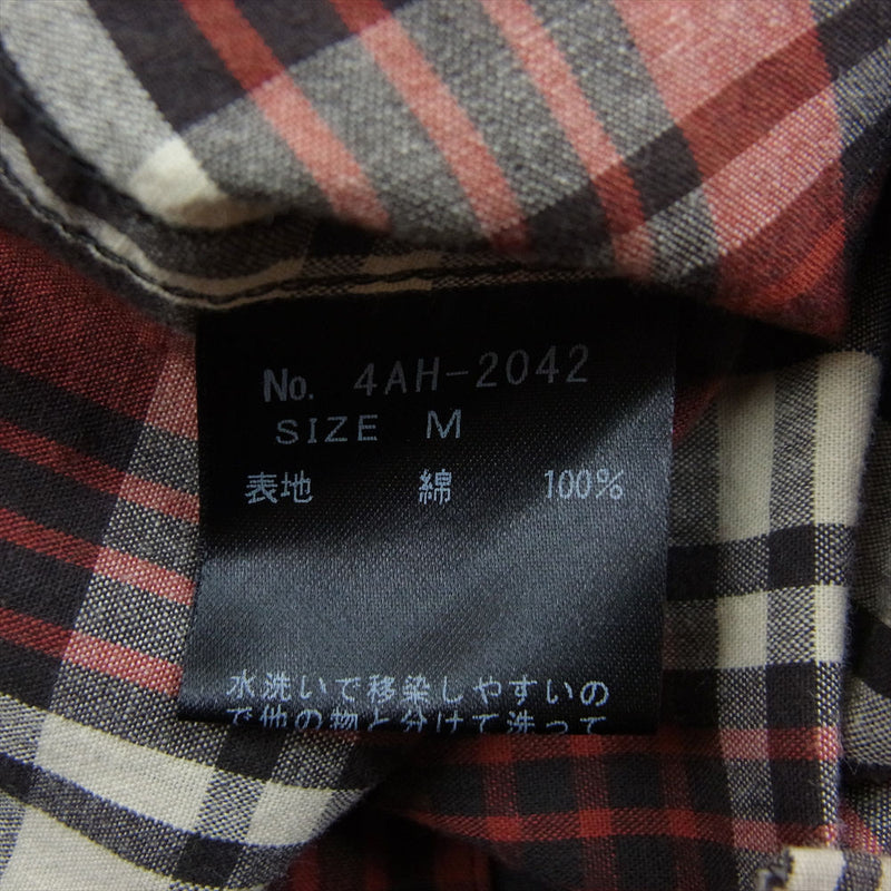 HYSTERIC GLAMOUR ヒステリックグラマー 4AH-2042 ウェスタン チェック 長袖 シャツ マルチカラー系 M【中古】