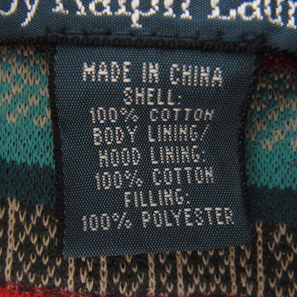 POLO RALPH LAUREN ポロ・ラルフローレン ネイティブ 総柄 中綿 ベスト マルチカラー系 S【中古】