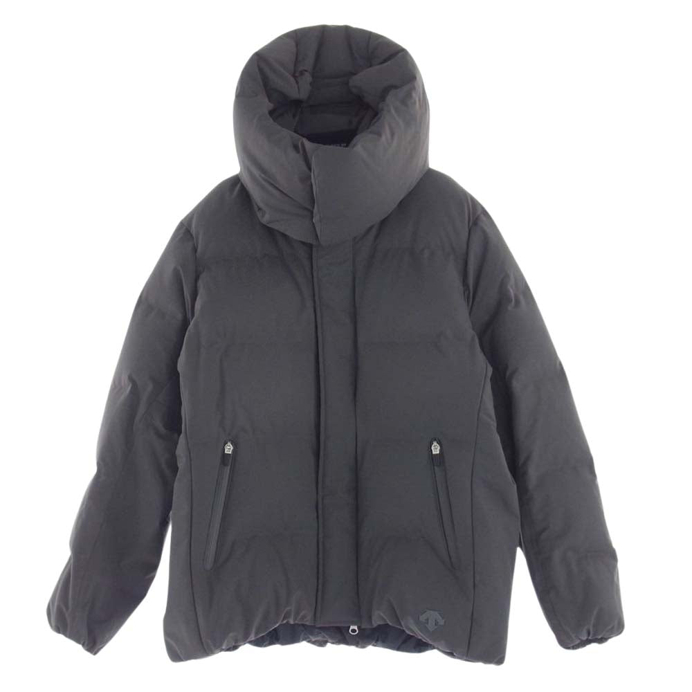 DESCENTE デサント ALLTERRAIN オルテライン DORーG 9569W BIG フード着脱可能 ショート ダウンジャケット カーキ系 M【美品】【中古】