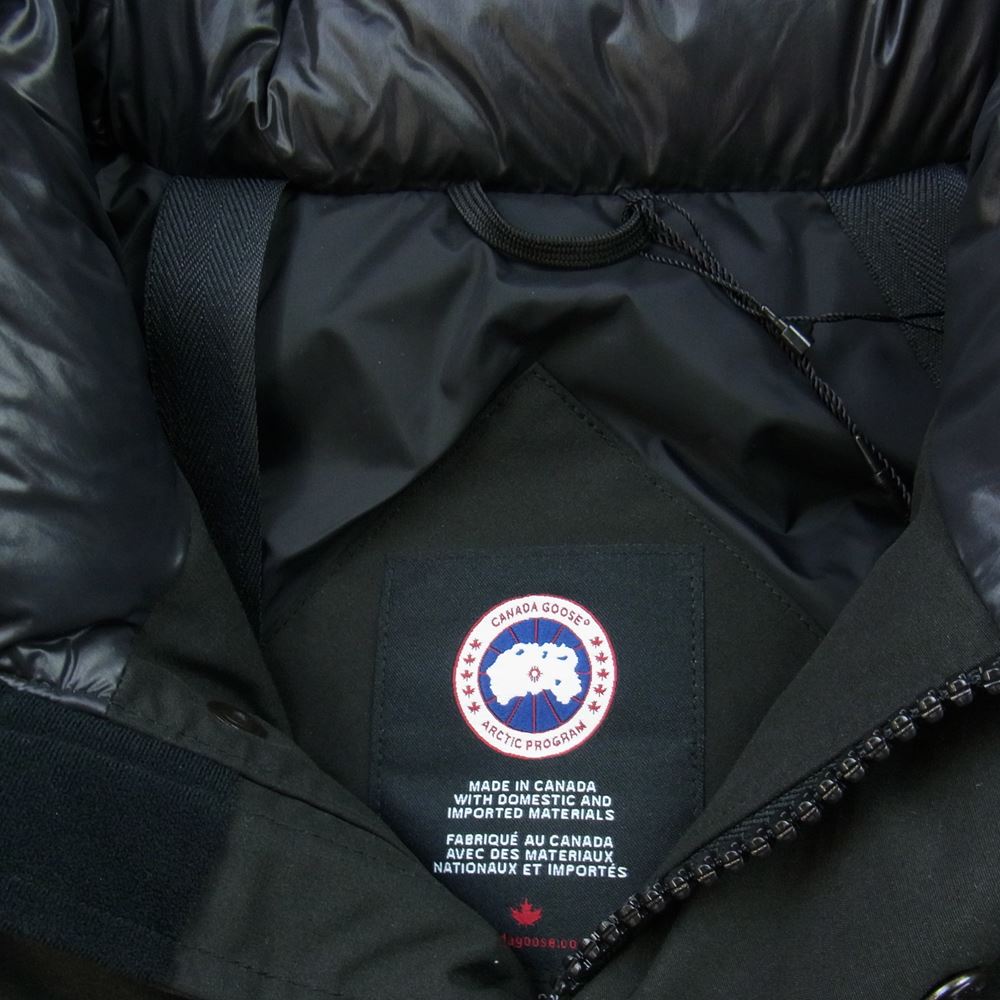 CANADA GOOSE カナダグース 3400MA サザビーリーグタグ SANFORD PARKA FF サンフォードパーカ ダウンジャケット フュージョンフィット ブラック系 M【新古品】【未使用】【中古】