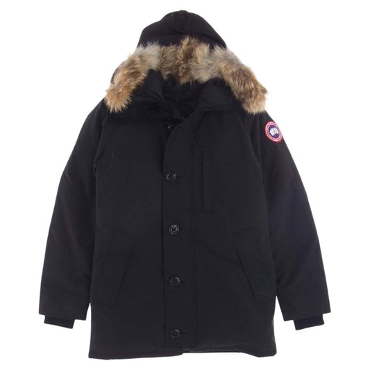 CANADA GOOSE カナダグース 3438JM サザビーリーグタグ JASPER PARKA ジャスパーパーカ ファーフード ダウンジャケット ブラック系 S【新古品】【未使用】【中古】