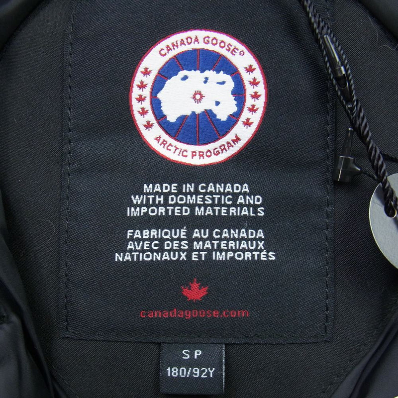 CANADA GOOSE カナダグース 3438JM サザビーリーグタグ JASPER PARKA ジャスパーパーカ ファーフード ダウンジャケット ブラック系 S【新古品】【未使用】【中古】