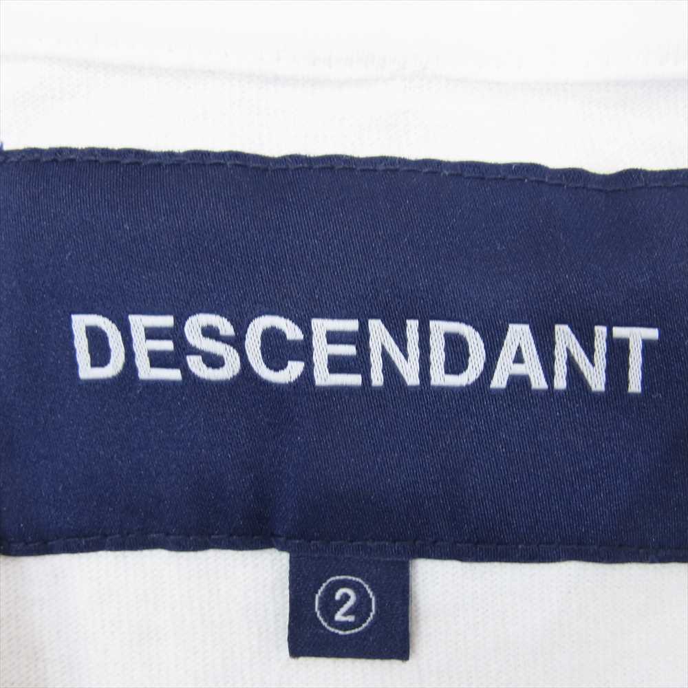 DESCENDANT ディセンダント バックプリント ヨット ロゴ Tシャツ 半袖 ホワイト系 2【中古】
