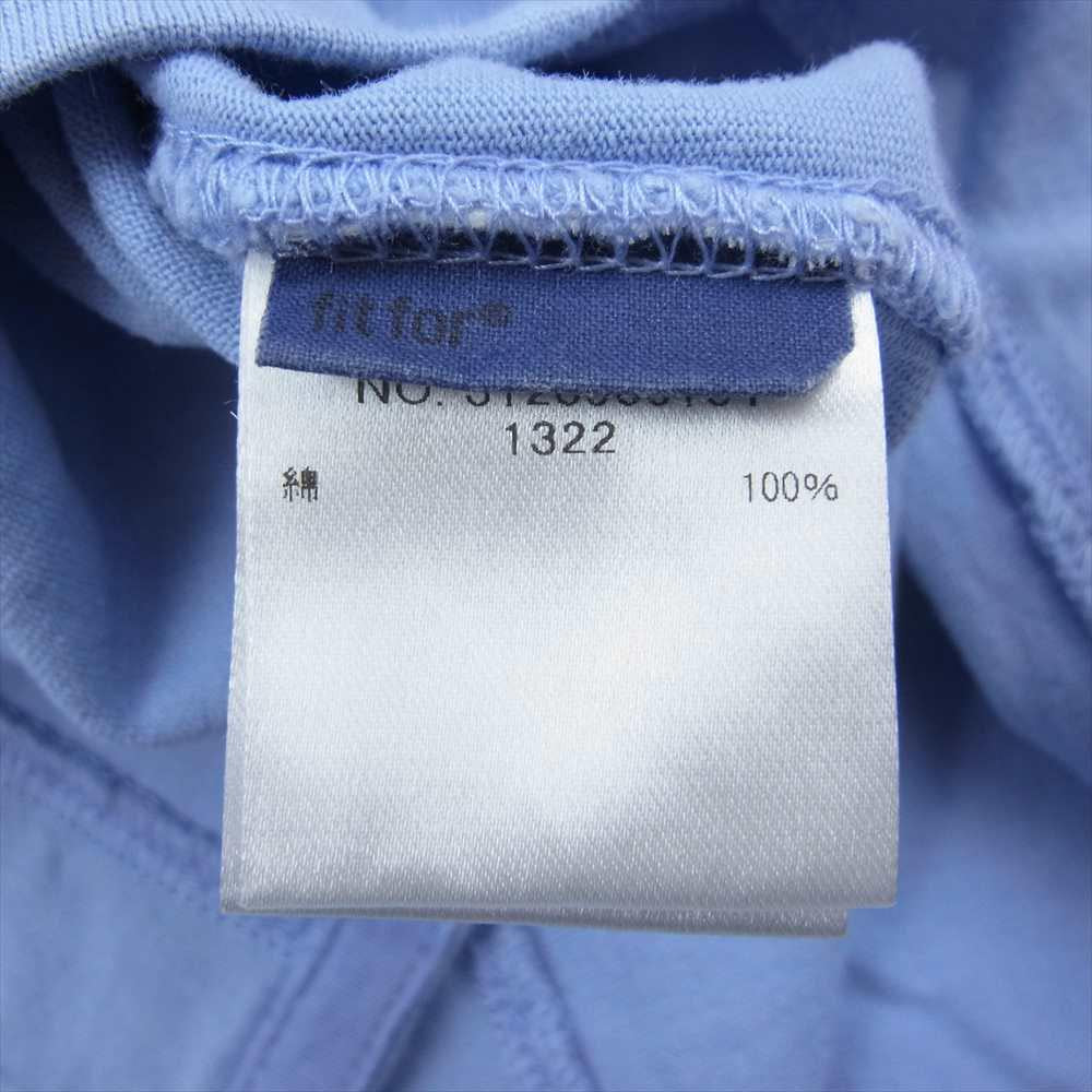 Ron Herman ロンハーマン 3120900164 Wide Crew Neck Long Sleeve Tee ワイド クルーネック ロングスリーブ 長袖 Tシャツ ロンT ブルー系 M【中古】