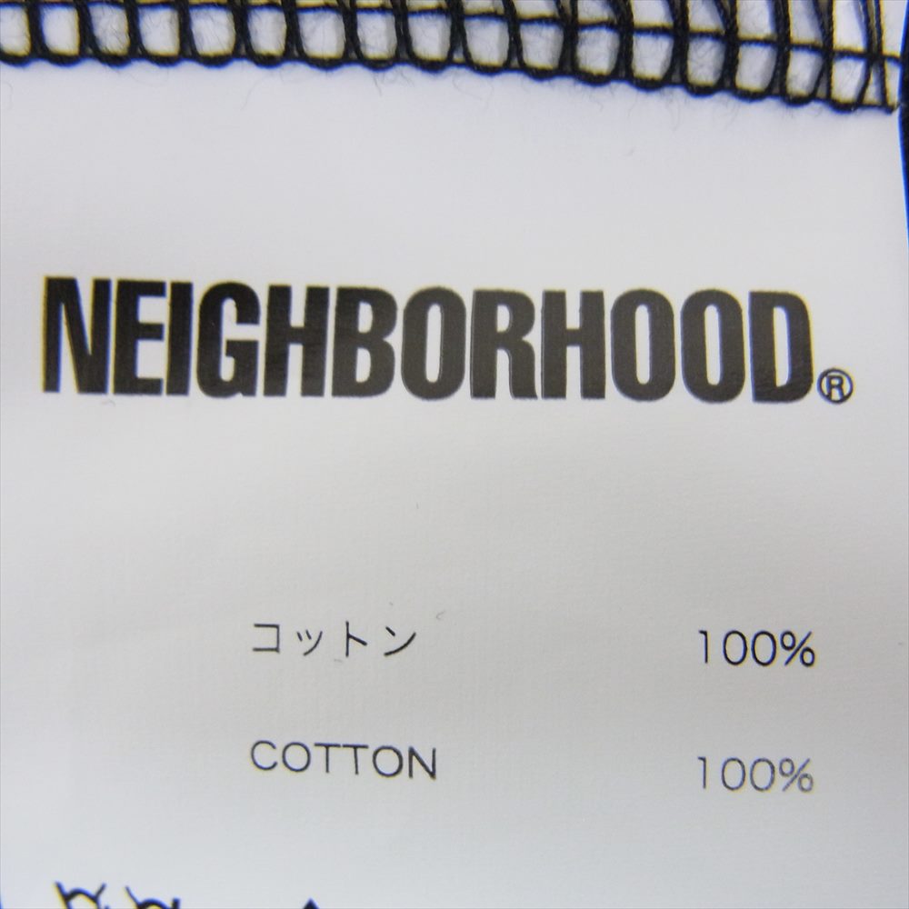 NEIGHBORHOOD ネイバーフッド アラビア ロゴ プリント ロングスリーブ 長袖 Tシャツ ロンT ブラック系 M【中古】