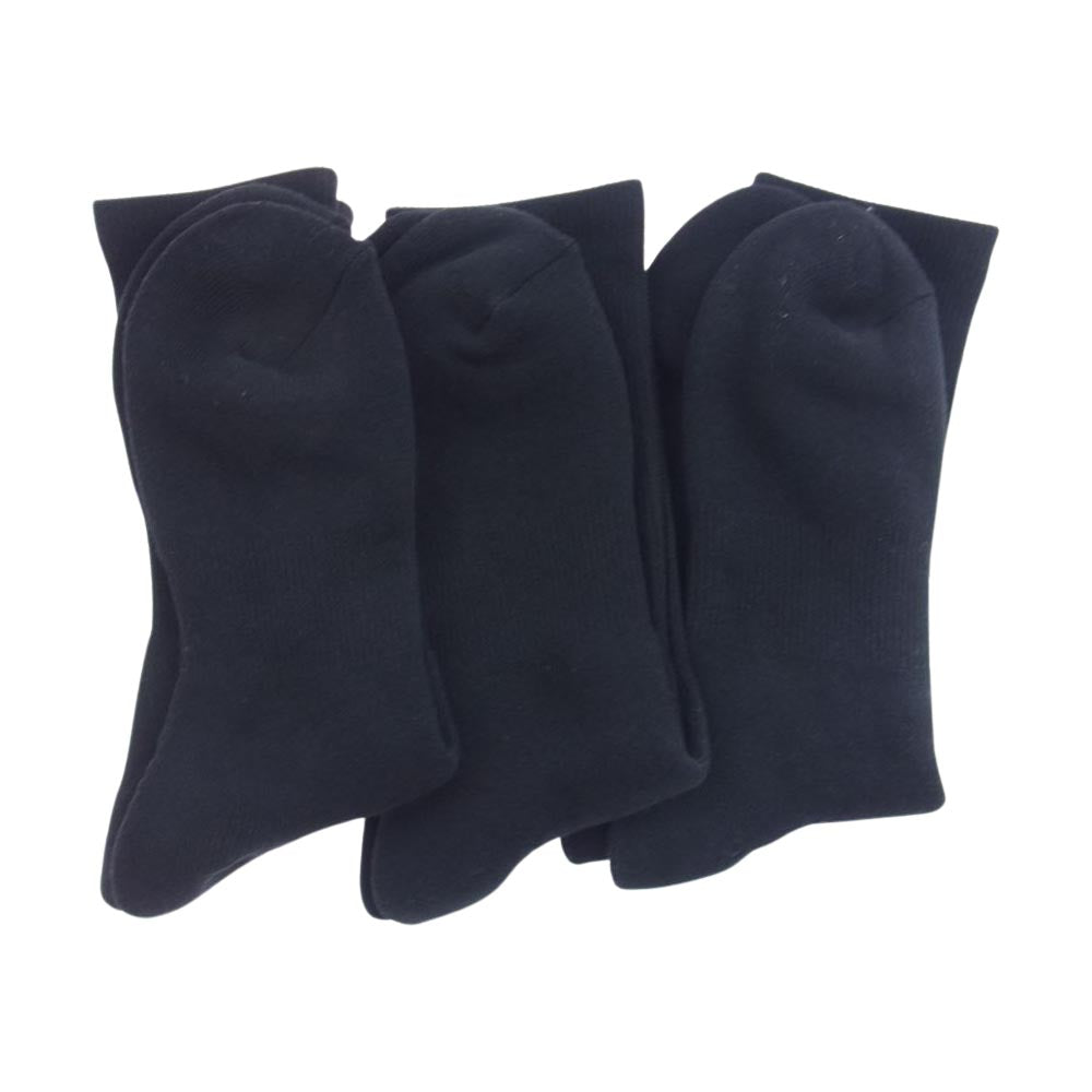 WTAPS ダブルタップス 202MYDT-UWM05 Skivvies. Sox スキビーズ ソックス 靴下 ロゴ ブラック系 F(25-28cm)【新古品】【未使用】【中古】