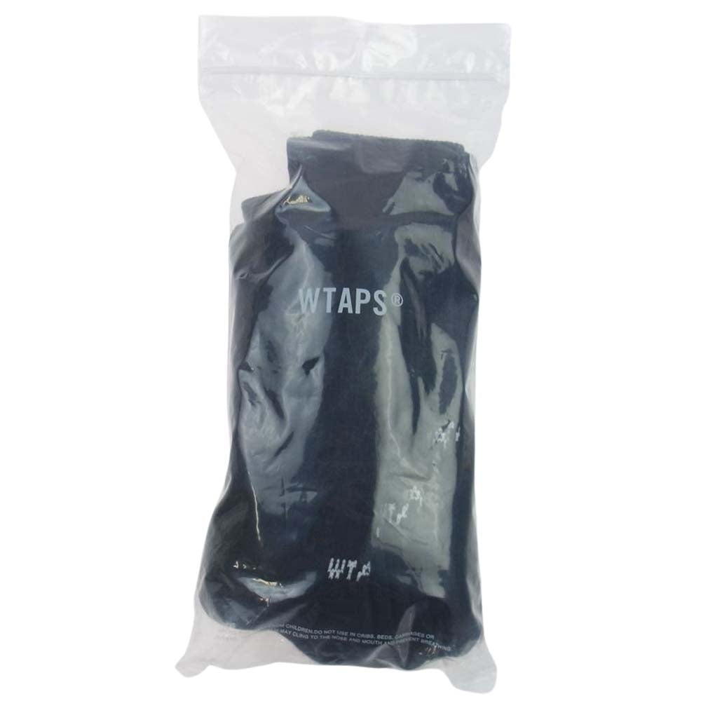 WTAPS ダブルタップス 202MYDT-UWM05 Skivvies. Sox スキビーズ ソックス 靴下 ロゴ ブラック系 F(25-28cm)【新古品】【未使用】【中古】
