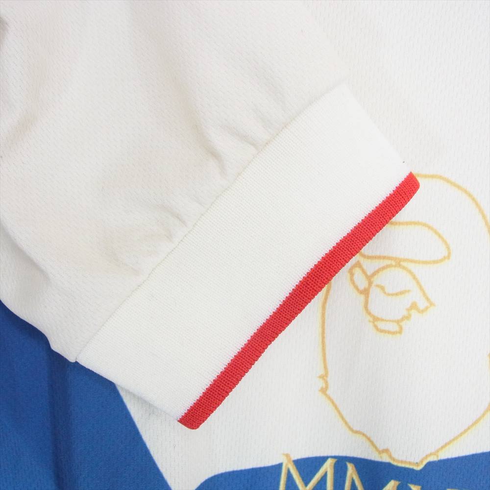 A BATHING APE アベイシングエイプ 001LTG301018X BAPE STA L/S TEE ベイプスタ ロングスリーブ ロンT 長袖 Tシャツ ジャージ ホワイト系 L【中古】