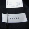 Sacai サカイ 23AW 23-0597S Melton Trapper s Cap メルトン トラッパー キャップ ブラック系 OS【新古品】【未使用】【中古】