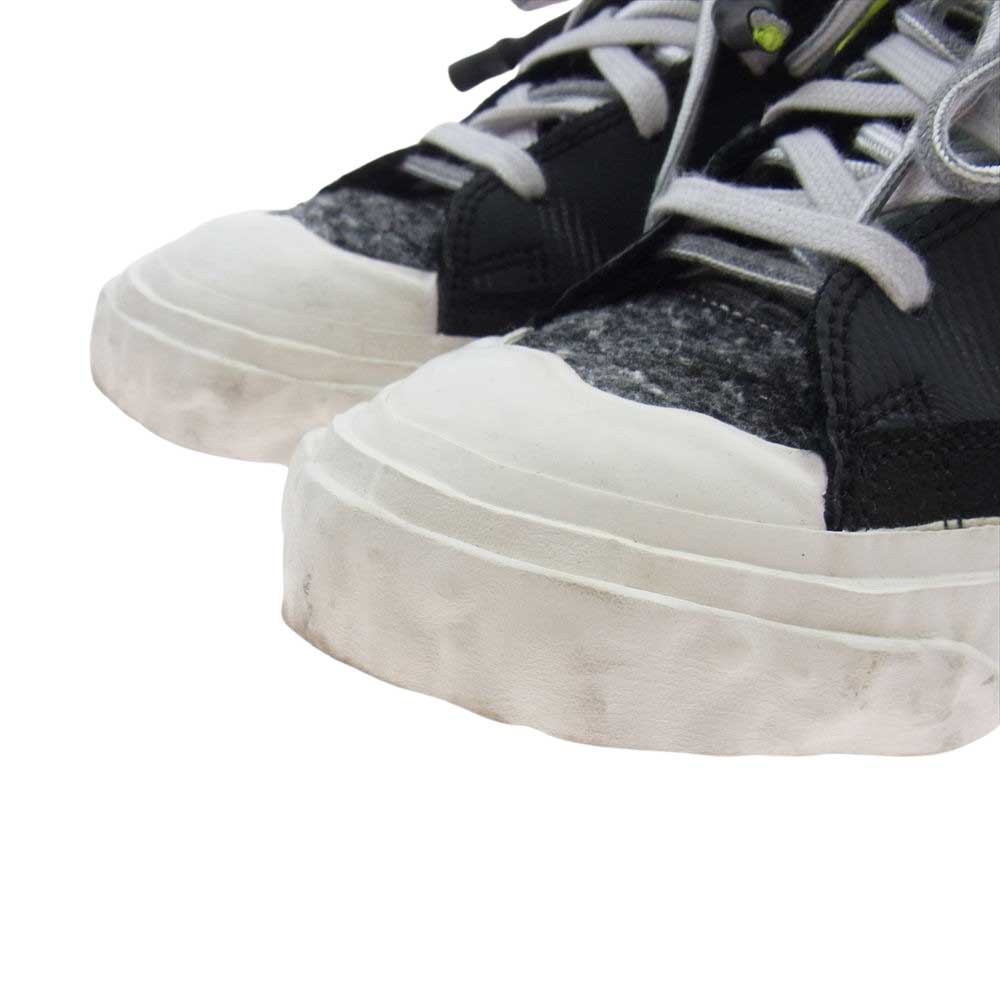 NIKE ナイキ CZ3589-001 × READYMADE レディメイド  ブレーザー ミッド ブラック スニーカー ブラック系 ホワイト系 23.5cm【中古】