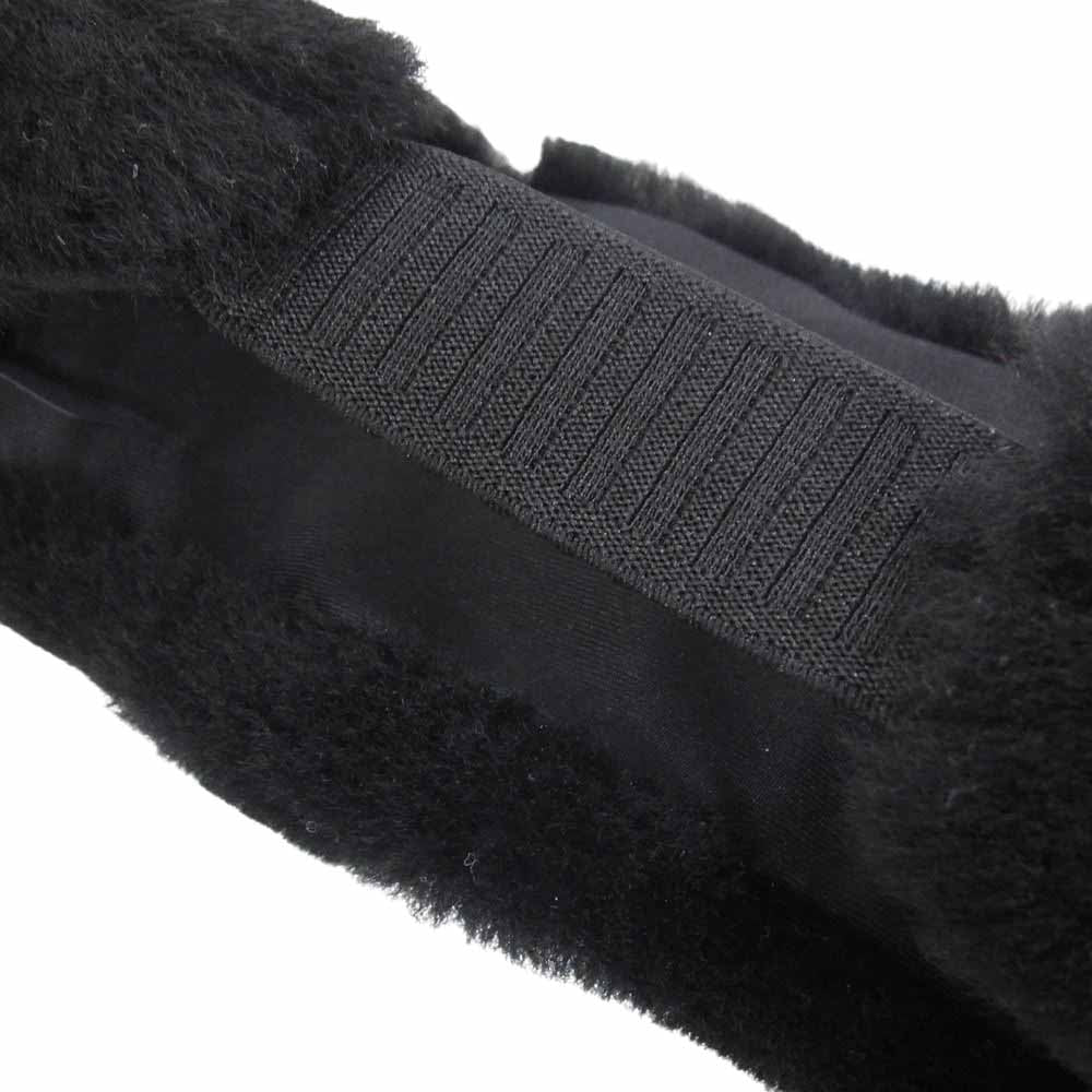 PRADA プラダ 1IH031 ファー へアバンド カチューシャ ブラック系【極上美品】【中古】