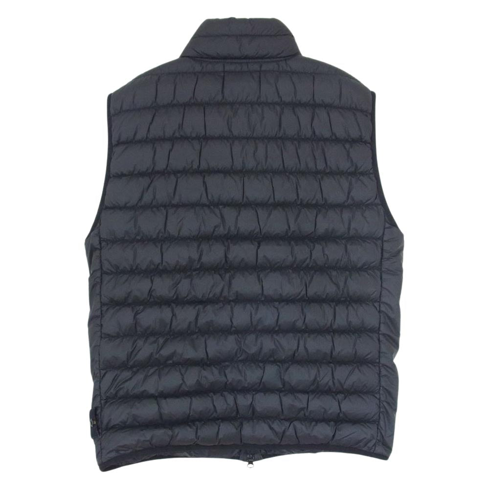 STONE ISLAND ストーンアイランド 6915G0424  G0124 GARMENT DYED MICRO YARN DOWN PACKABLE ダウンベスト ブラック系 L【中古】