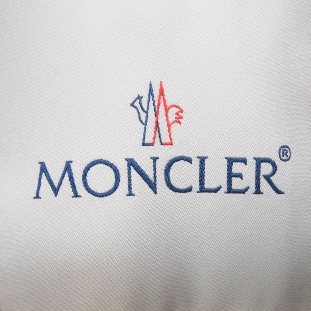MONCLER モンクレール B20914389115 AVORD GILET アヴォード ジレ レザー切替 ダウン ベスト ブラック系 2【美品】【中古】