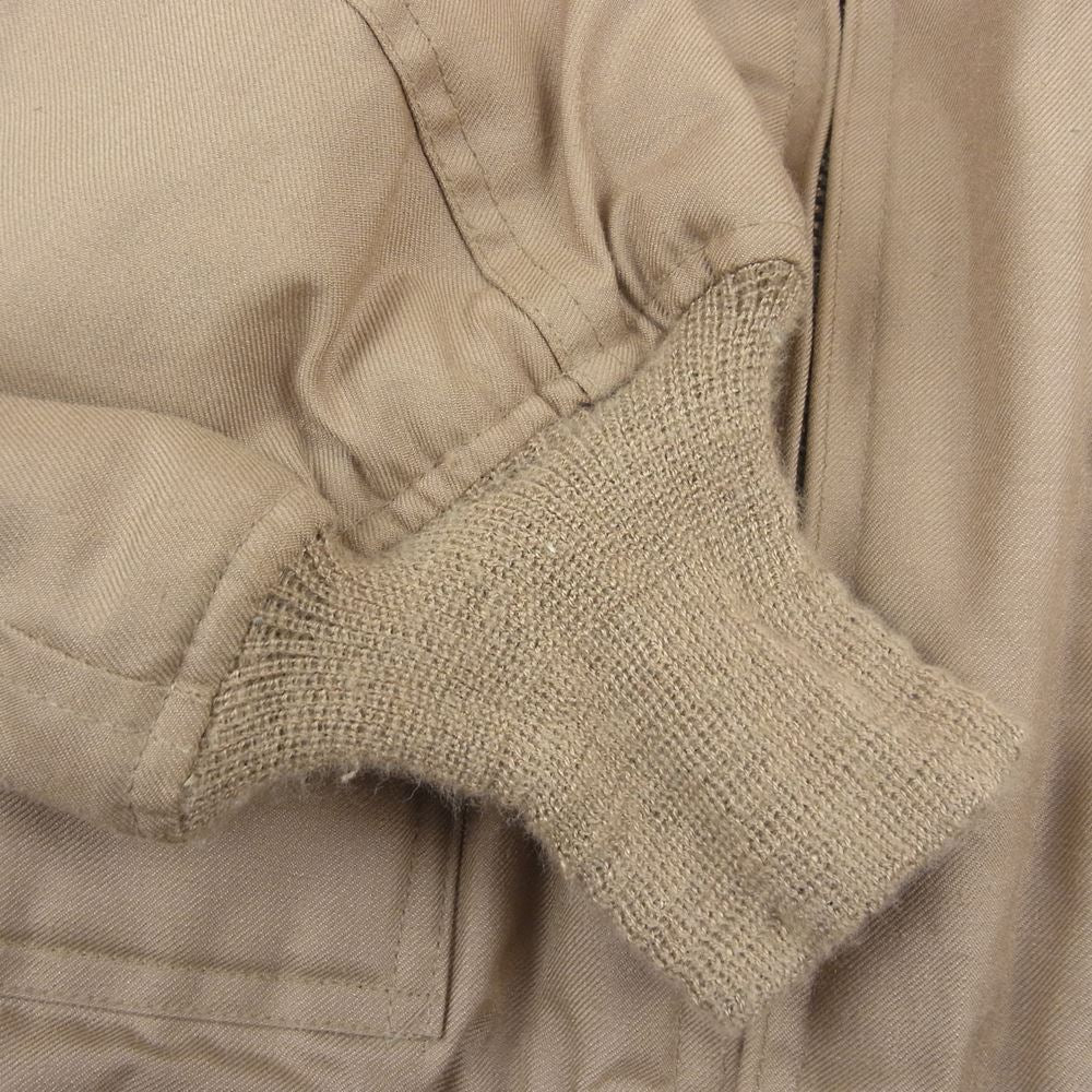 ユーエスアーミー 米軍 2014年度会計 CWU45P Valley Apparel バレイアパレル フライトジャケット ミリタリージャケット カーキ ベージュ系 L【中古】