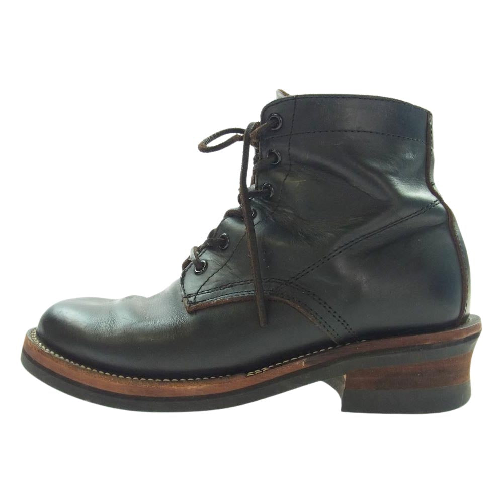 スローウェアライオン レザー ワーク ブーツ ブラック系【中古】