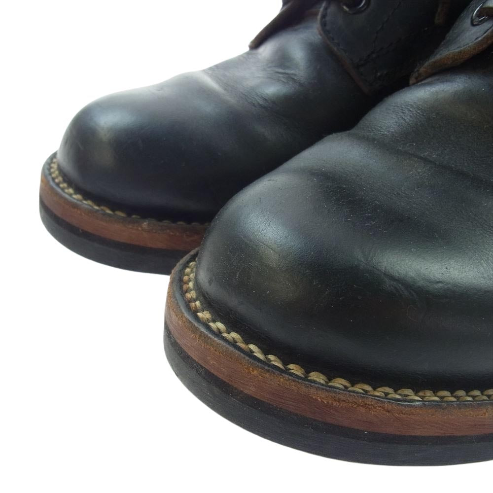 スローウェアライオン レザー ワーク ブーツ ブラック系【中古】