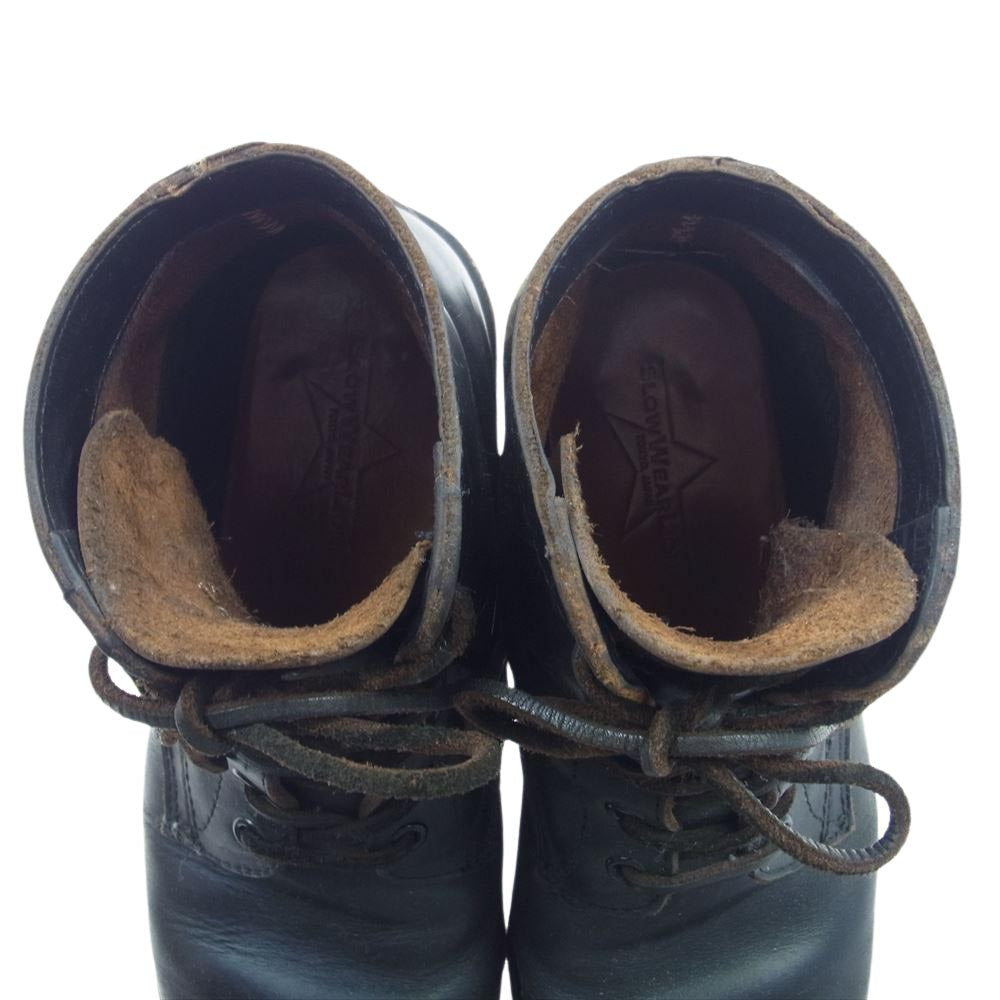 スローウェアライオン レザー ワーク ブーツ ブラック系【中古】