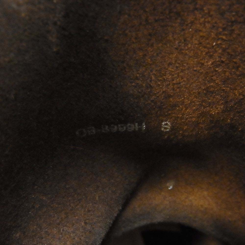 スローウェアライオン 茶芯 レザー エンジニア ブーツ ブラック系 S【中古】