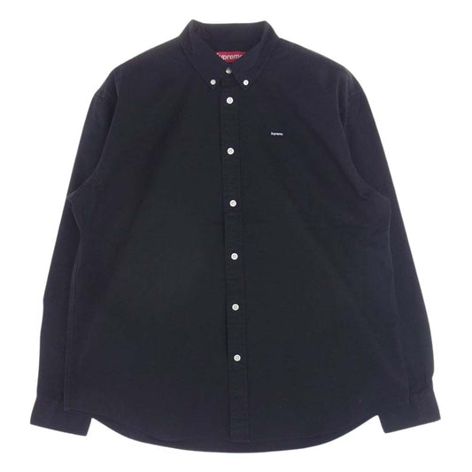 Supreme シュプリーム 23AW Small Box Shirt スモール ボックス ロゴ ボタンダウン シャツ ブラック系 M【美品】【中古】