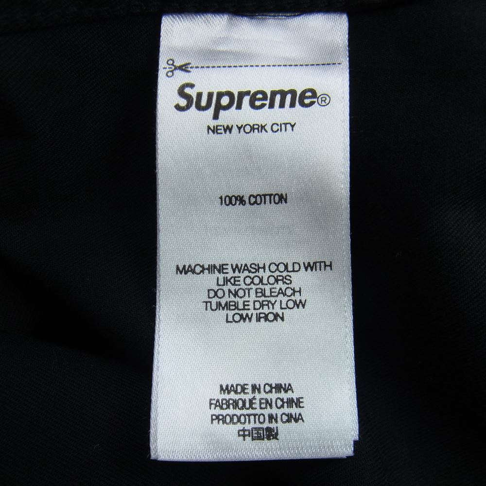 Supreme シュプリーム 23AW Small Box Shirt スモール ボックス ロゴ ボタンダウン シャツ ブラック系 M【美品】【中古】