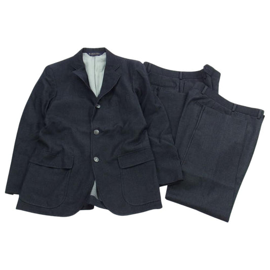 Brooks Brothers ブルックスブラザーズ MILANO ミラノライン 2B段返り テーラードジャケット スラックスパンツ パンツ2Pセット ブラック系【中古】