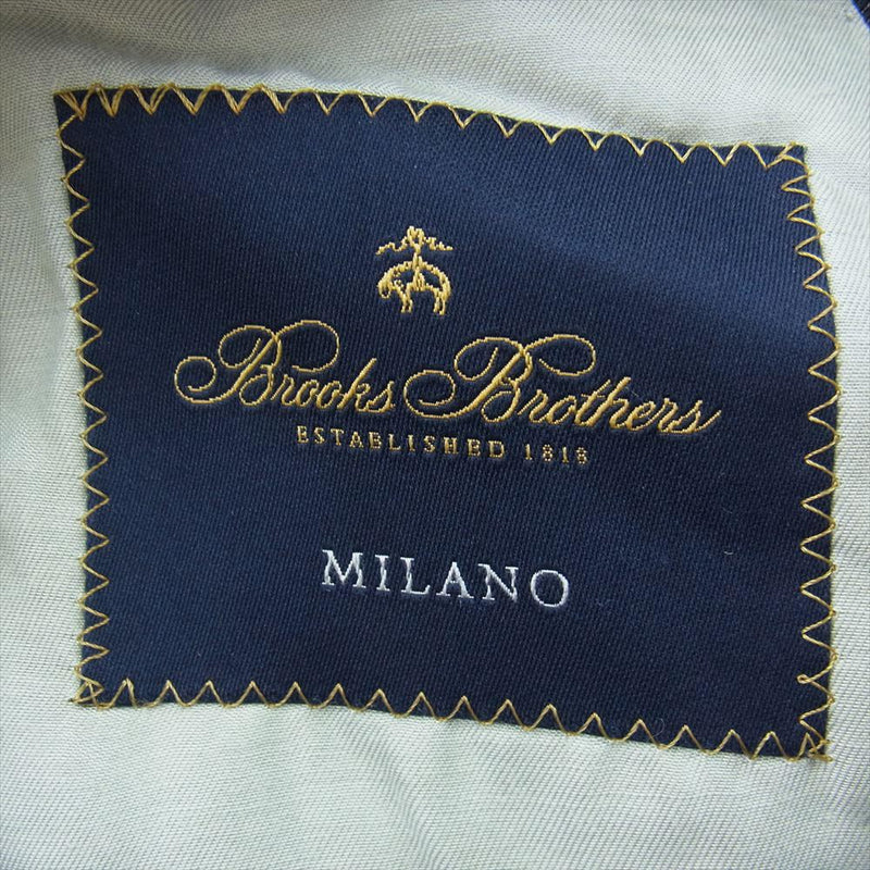 Brooks Brothers ブルックスブラザーズ MILANO ミラノライン 2B段返り テーラードジャケット スラックスパンツ パンツ2Pセット ブラック系【中古】