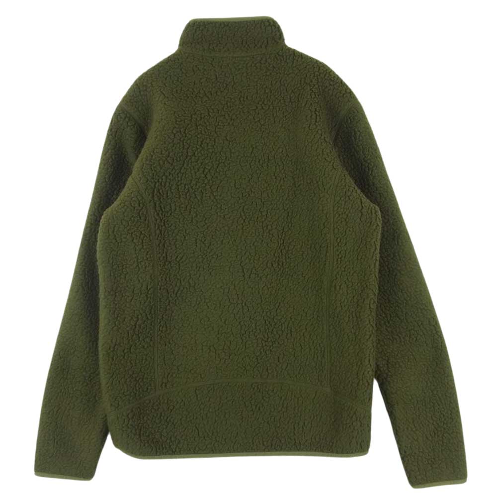 patagonia パタゴニア 18AW 22810 18年製 RETRO PILE PULLOVER レトロ パイル プルオーバー フリース ジャケット カーキ系 S【中古】