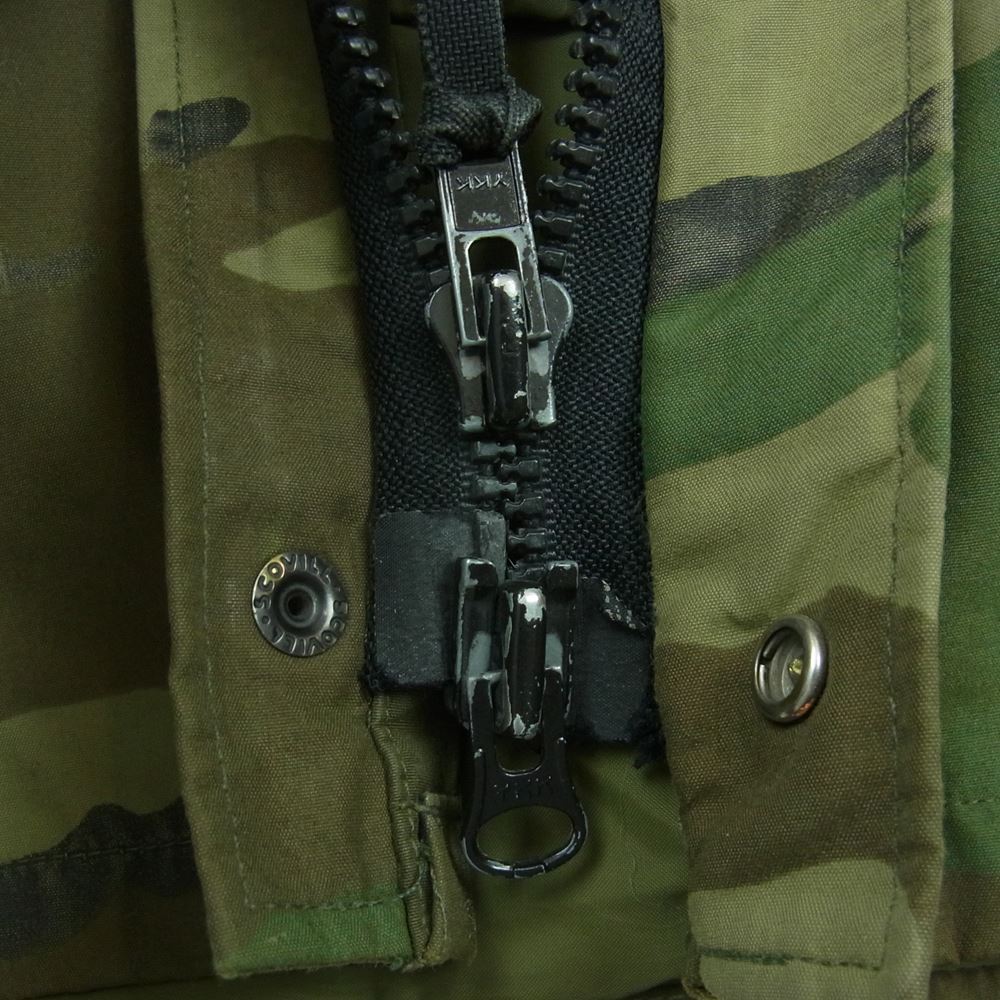 米軍 DLA100-91-C-4232 ヴィンテージ 90s 91年製 ECWCS ゴアテックス パーカー ウッドランドカモ ミリタリー ジャケット カーキ系 S SMALL REGLAR【中古】