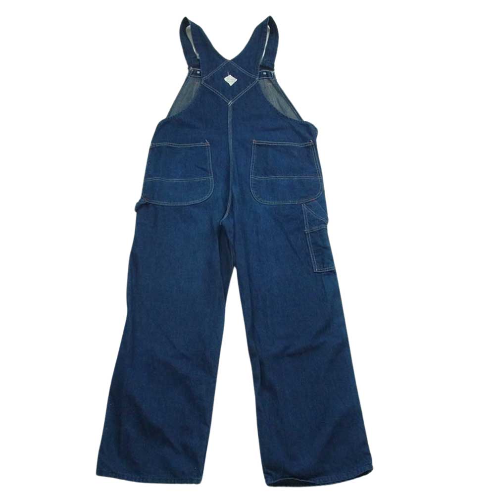 BIG MAC ビッグマック ヴィンテージ 70s デニム オーバーオール パンツ コットン インディゴブルー系【中古】