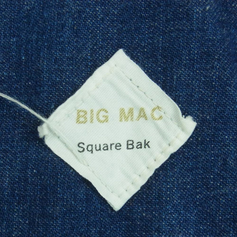 BIG MAC ビッグマック ヴィンテージ 70s デニム オーバーオール パンツ コットン インディゴブルー系【中古】