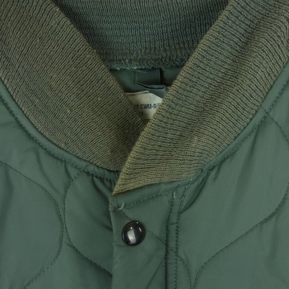 ドクター ロマネリ リメイク キルト CWU-9/P ミリタリー ジャケット アメリカ製 カーキ系 M L【中古】
