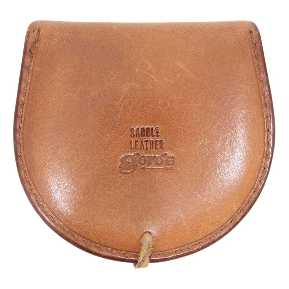goro's ゴローズ サドル レザー コンチョ付き 丸型 コインケース 小銭