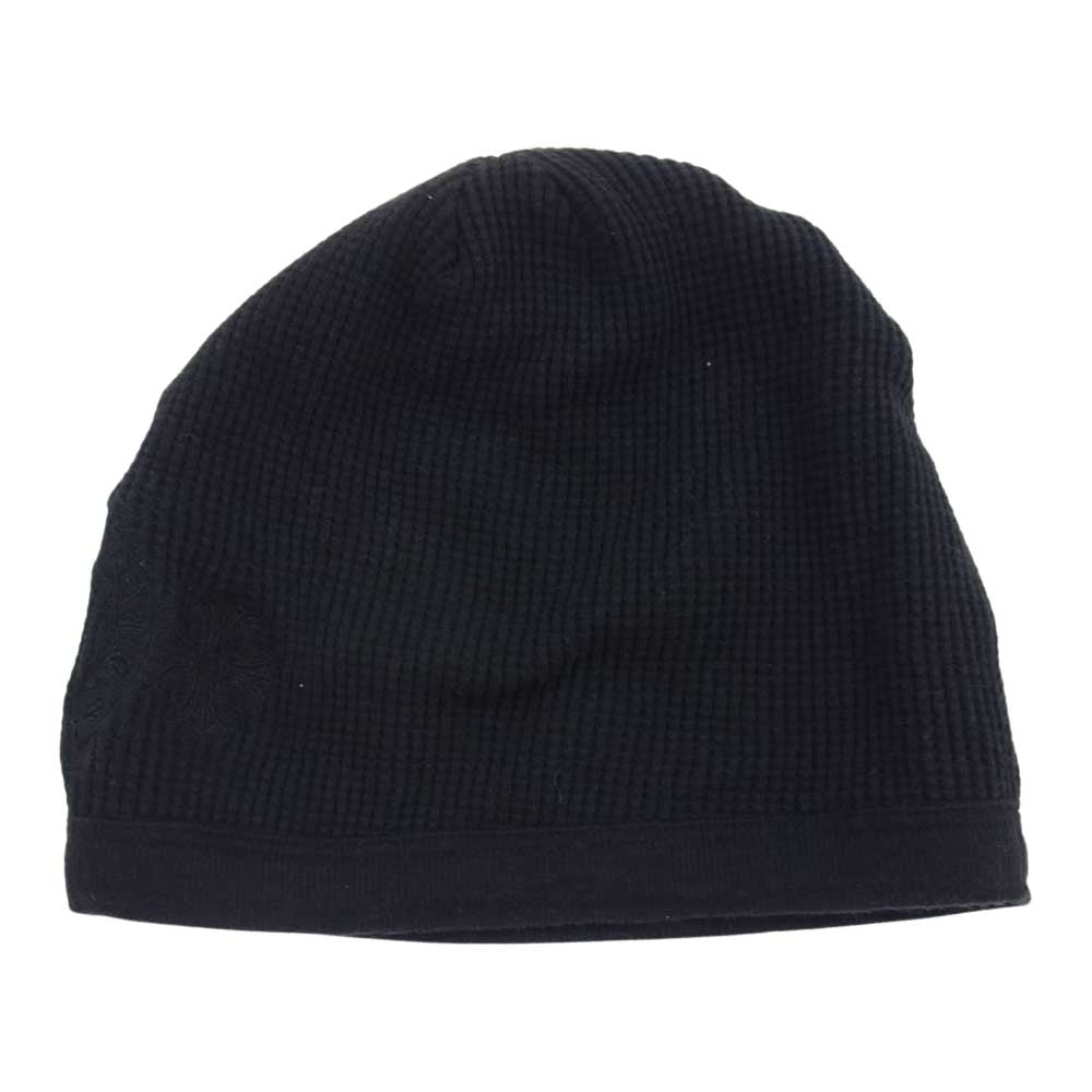 CHROME HEARTS クロムハーツ（原本無） ホースシュー CHプラス サーマル ニットキャップ ニット帽 ブラック系【中古】