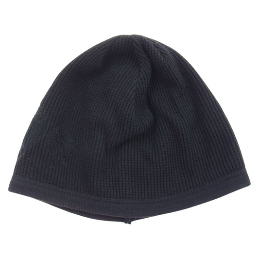 CHROME HEARTS クロムハーツ（原本無） ホースシュー CHプラス サーマル ニットキャップ ニット帽 ブラック系【中古】
