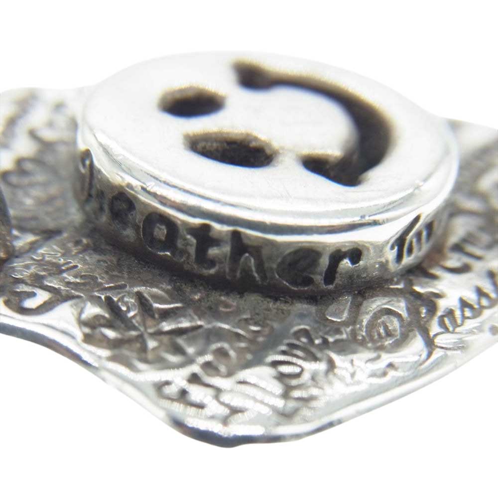 BILL WALL LEATHER ビルウォールレザー ギャランティ付属 Graffiti Shield Happy Face Dog Tag グラフィティシールド ハッピー フェイス ドッグタグ ペンダントトップ シルバー系【中古】