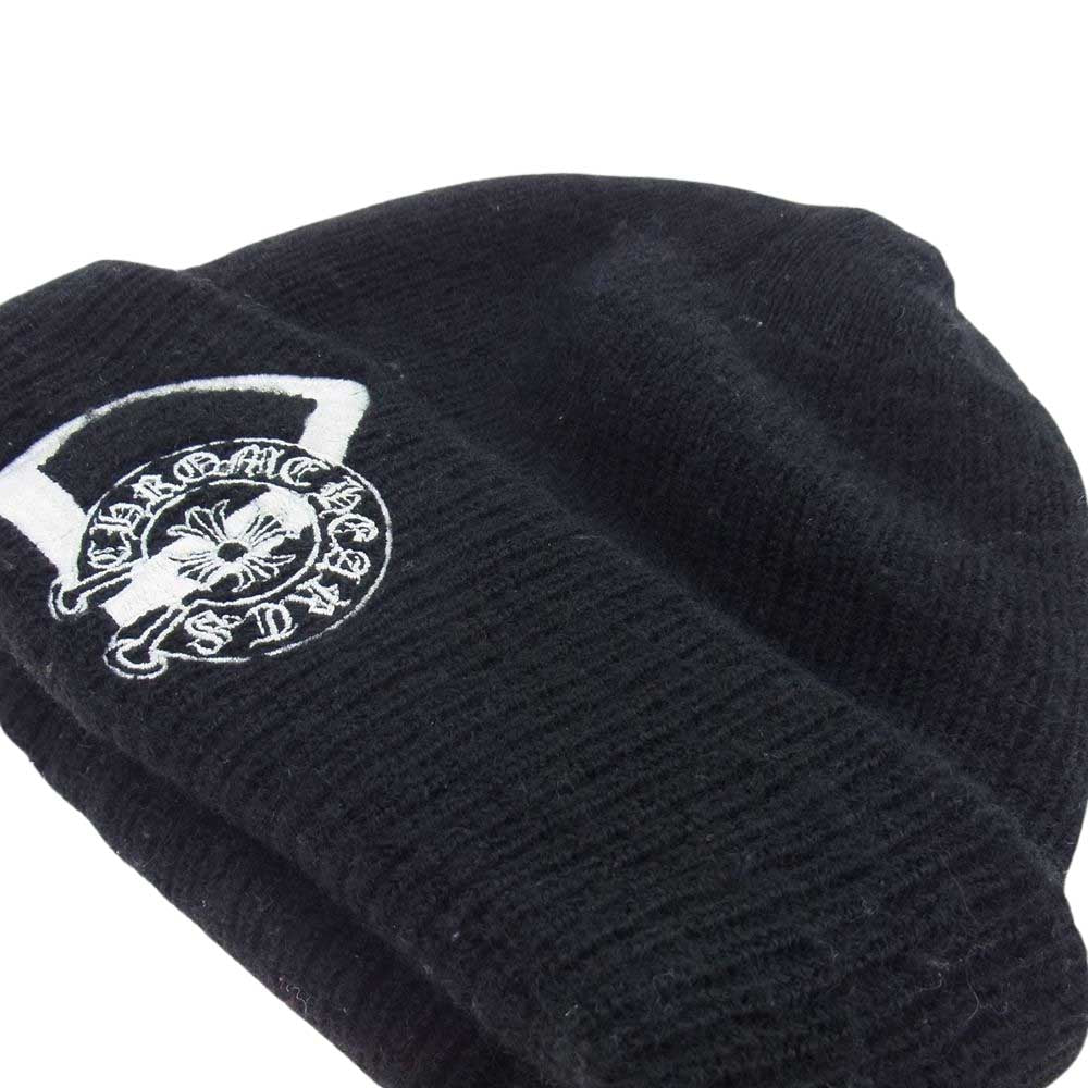 CHROME HEARTS クロムハーツ（原本無） DoverStreetMarket DSM限定 ドーバーストリートマーケット ホースシュー CHプラス ビーニー ニット帽 ブラック系【中古】