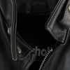 schott ショット 641 シングル ライナー ライダース レザー ジャケット ブラック系 36【中古】