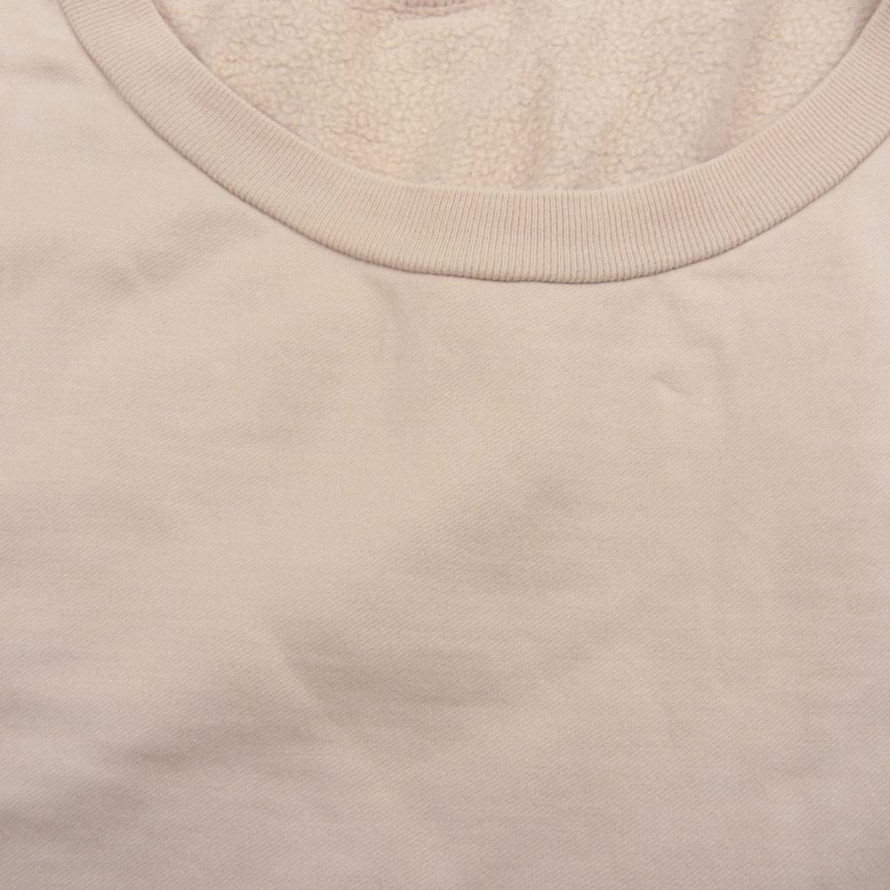 AURALEE オーラリー 20AW A20AP02NU ELASTIC HIGH GAUGE SWEAT P/O エラスティック プルオーバ― 長袖 スウェット ピンクベージュ系 5【中古】