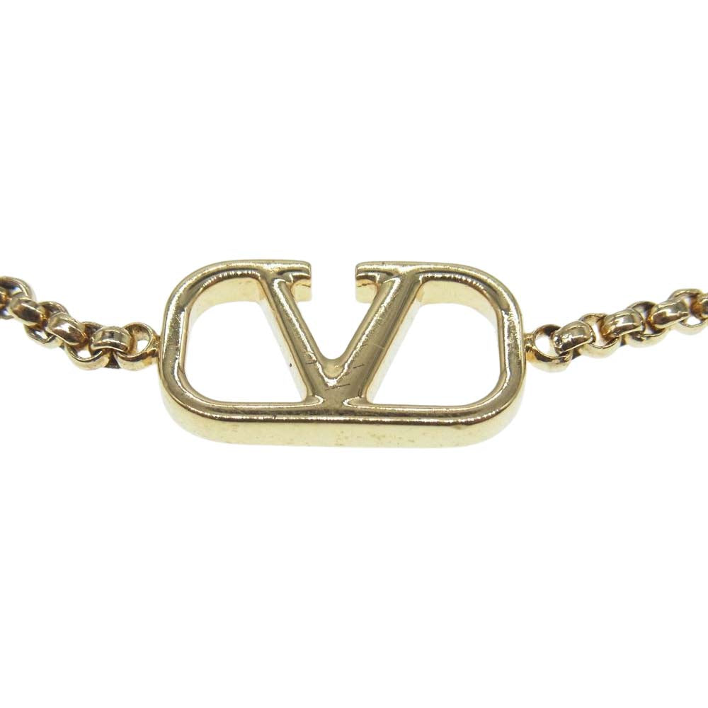 VALENTINO ヴァレンティノ 2W2J0F84MET Vロゴ シグネチャー ブレスレット ゴールド系【中古】