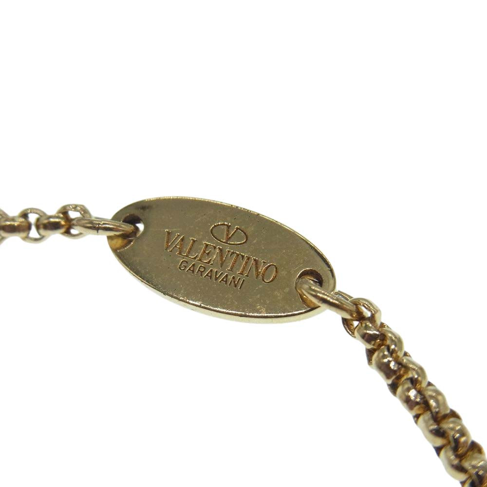 VALENTINO ヴァレンティノ 2W2J0F84MET Vロゴ シグネチャー ブレスレット ゴールド系【中古】