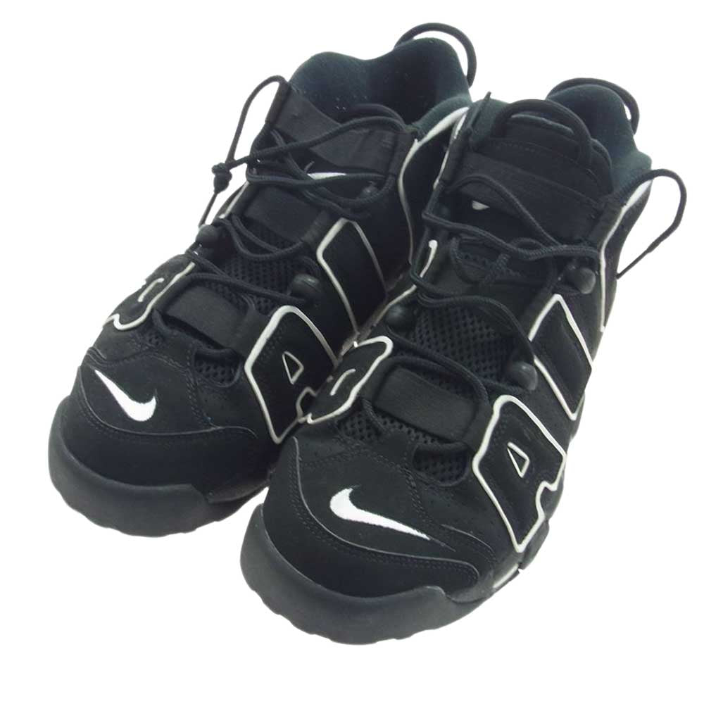 NIKE ナイキ 414962-002 AIR MORE UPTEMPO BLACK エア モアアップテンポ モアテン スニーカー ブラック系 27.5cm【中古】
