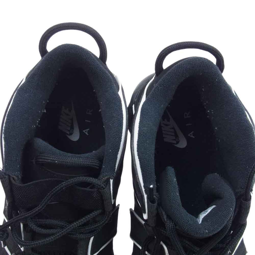 NIKE ナイキ 414962-002 AIR MORE UPTEMPO BLACK エア モアアップテンポ モアテン スニーカー ブラック系 27.5cm【中古】