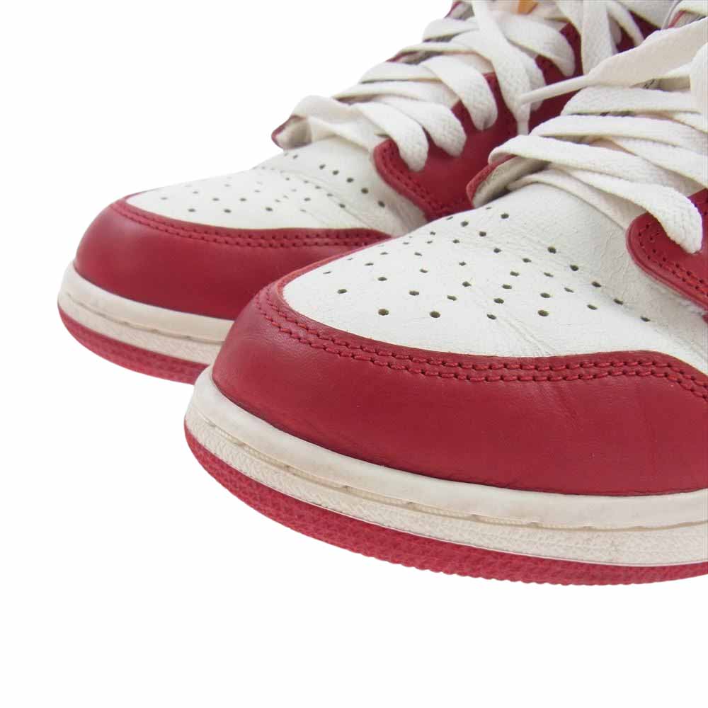 NIKE ナイキ DZ5485-612 AIR JORDAN 1 AJ1 RETRO HIGH OG LOST&FOUND/CHICAGO ロストアンドファウンド シカゴ エアジョーダン レトロ ハイカット スニーカー レッド系 ホワイト系 28cm【中古】