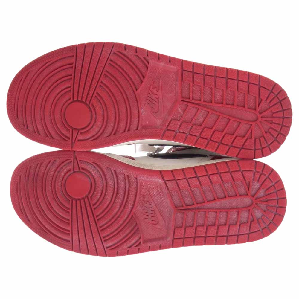 NIKE ナイキ DZ5485-612 AIR JORDAN 1 AJ1 RETRO HIGH OG LOST&FOUND/CHICAGO ロストアンドファウンド シカゴ エアジョーダン レトロ ハイカット スニーカー レッド系 ホワイト系 28cm【中古】