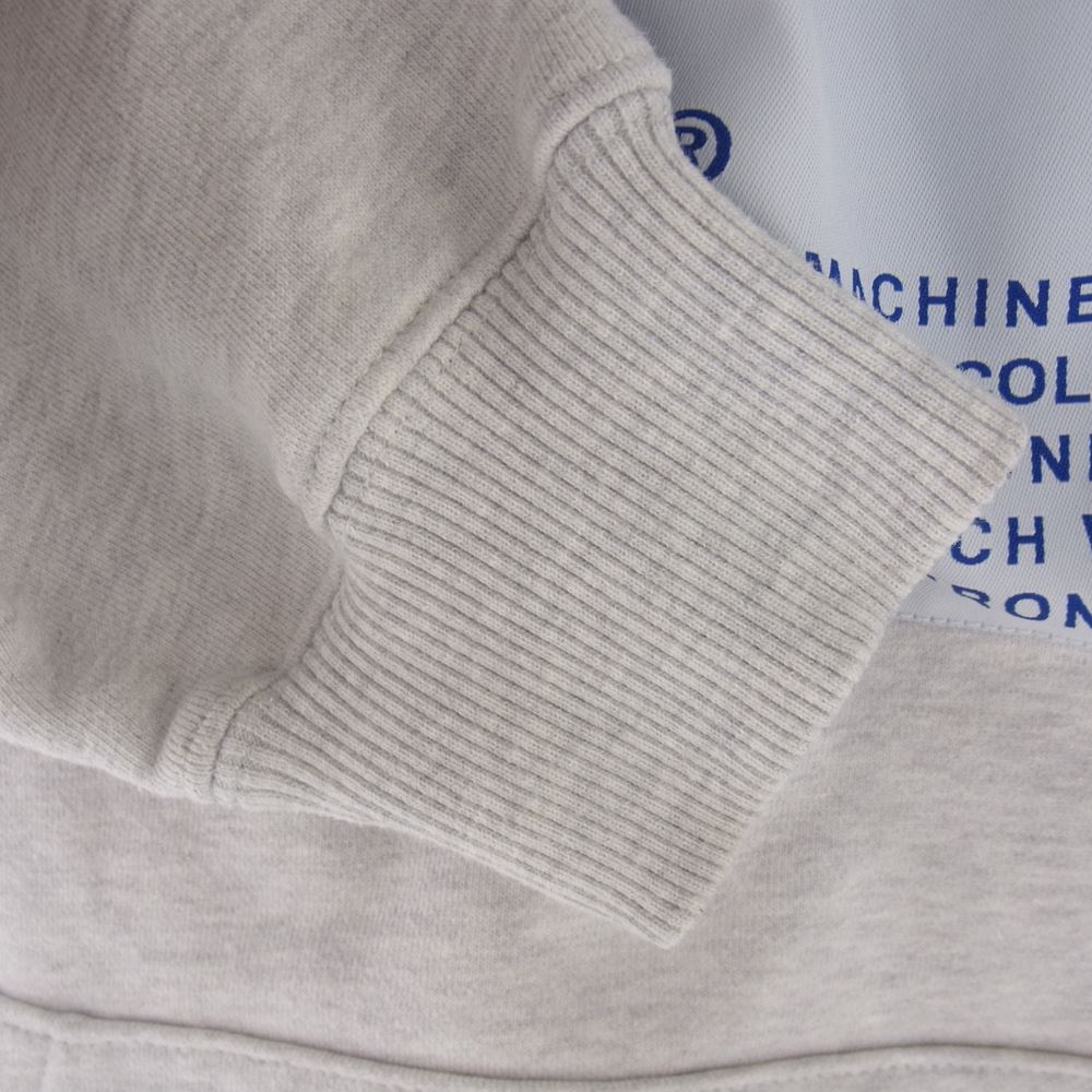 Supreme シュプリーム 18AW × Champion チャンピオン Label Hooded Sweatshirt ラベル フーデッド スウェット パーカー グレー系 S【中古】