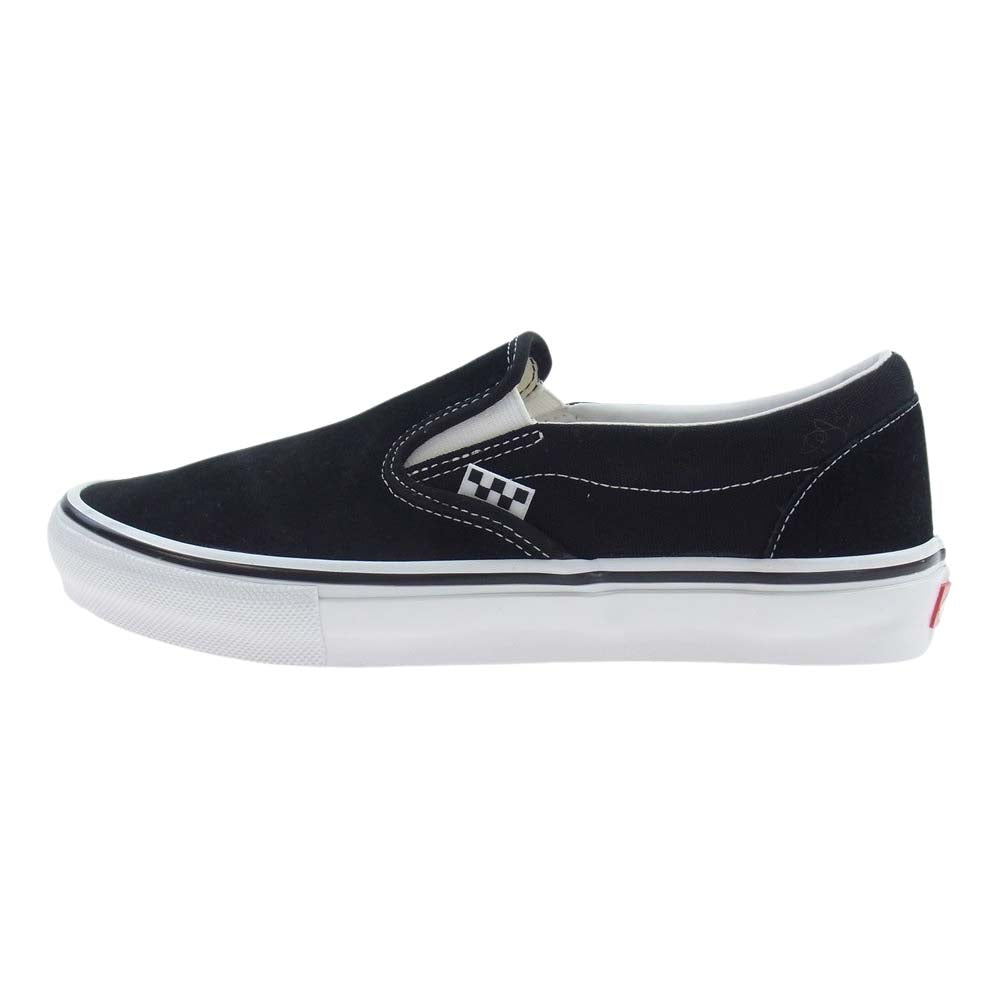 VANS バンズ VN0A5FCAY28 SKATE SLIP-ON スケート スリッポン ローカット シューズ スニーカー ブラック系 28.5cm【新古品】【未使用】【中古】
