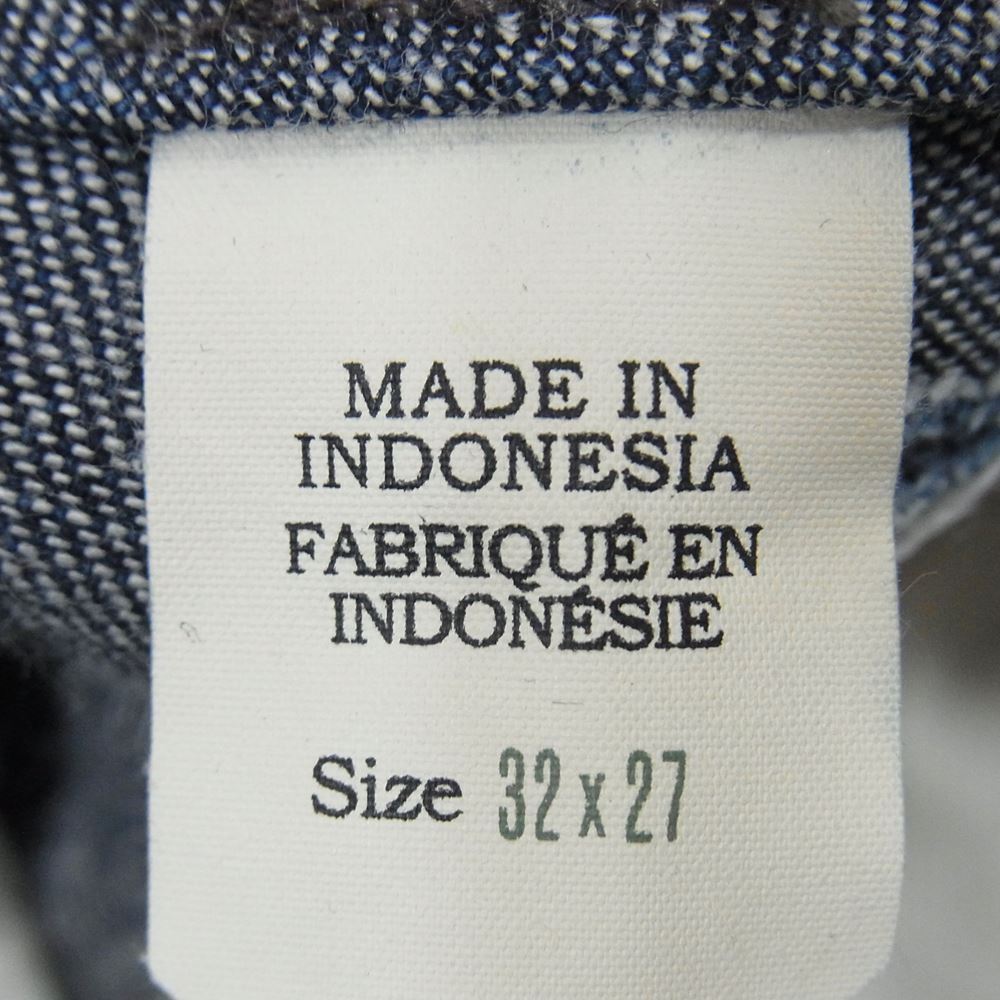 RRL ダブルアールエル デニム カーゴパンツ インディゴブルー系 32【中古】