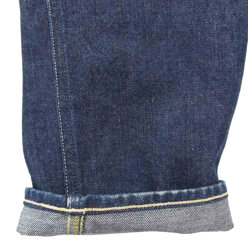RRL ダブルアールエル 国内正規品 USA製 5P 5ポケット ハラコパッチ ストレート デニムパンツ ジーンズ インディゴブルー系 33【中古】 RRL ダブルアールエル 国内正規品 USA製 5P 5ポケット ハラコパッチ
