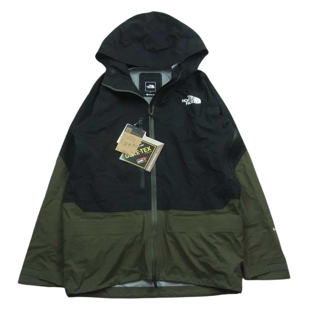 THE NORTH FACE ノースフェイス NS62205 Powder Guide Light Jacket パウダーガイド ライト ジャケット ブラック系 カーキ系 M【新古品】【未使用】【中古】